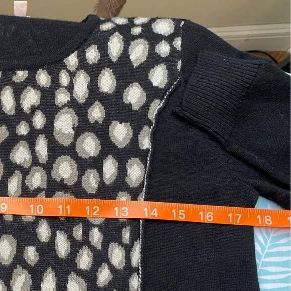 Philosophy Republic Clothing Medium Sweater Dress Knit Leopard Print - Picture 11 of 14